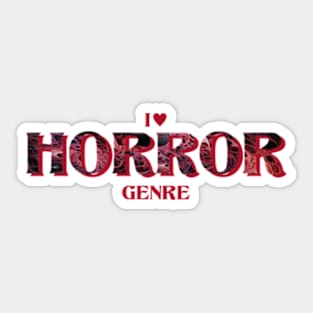 HORROR - Simple Design Sticker